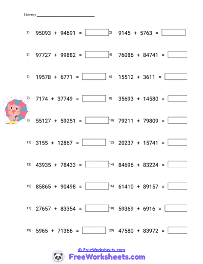 Star Numbers Worksheet