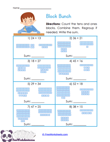 Block Bundles Worksheet