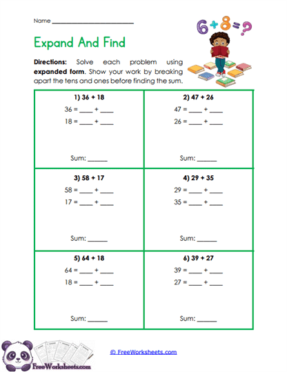 Expanded Path Worksheet