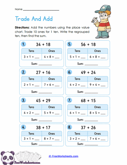Trade the Ten Worksheet