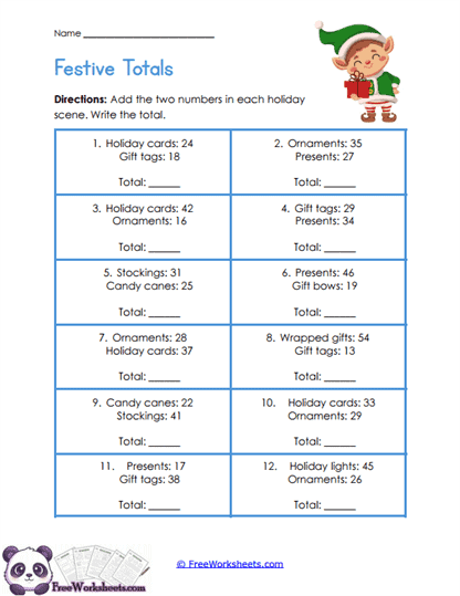 Candy Counts Worksheet