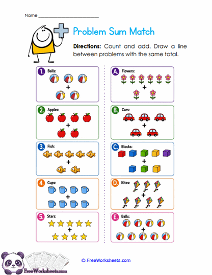 Sum Partners Worksheet