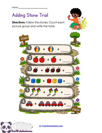 Stone Sums Worksheet