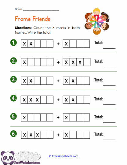 Frame Addition Worksheet