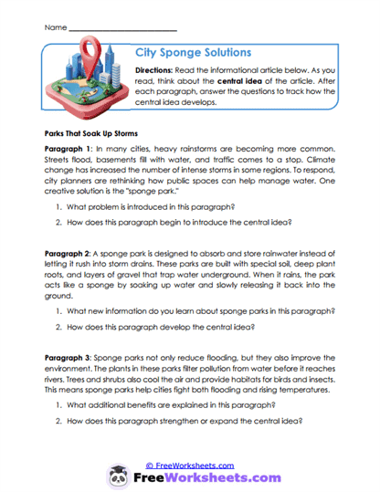 Analyzing Informational Texts Worksheet Collection
