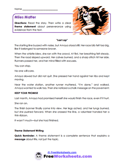 Perspective Matters Worksheet