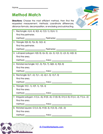 Method Choice Worksheet