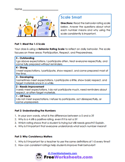 Scale Basics Worksheet