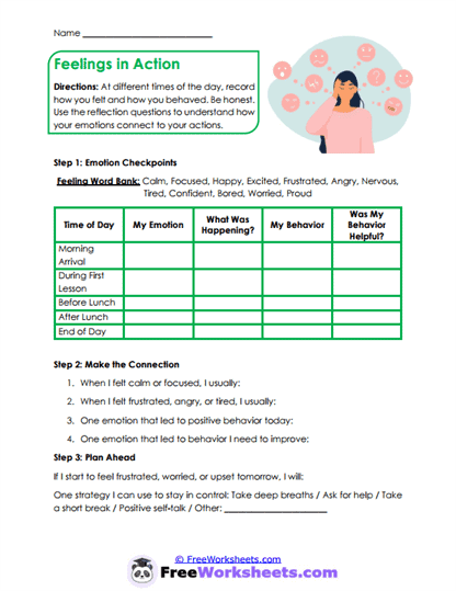 Behavior Tracking Worksheet Collection
