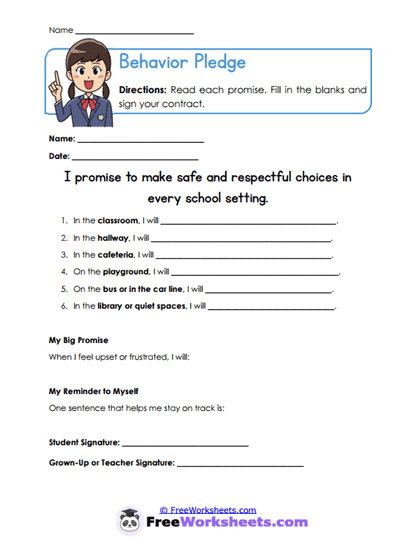 Setting Solutions Worksheet