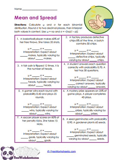 Distribution Center Worksheet