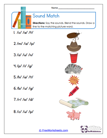 Sound Match Worksheet