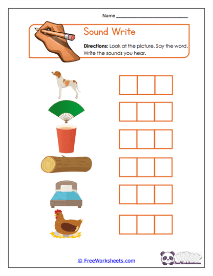 Sound Write Worksheet