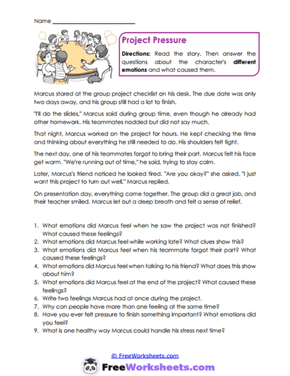Building Emotional Awareness Worksheet Collection