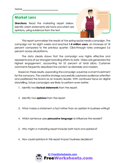 Market Lens Worksheet