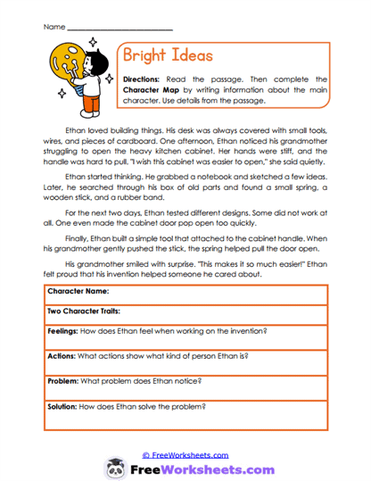 Bright Ideas Worksheet