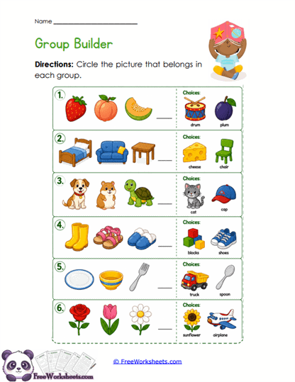 Group Builder Worksheet