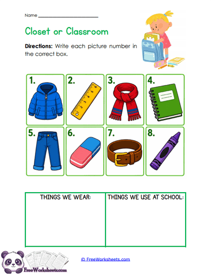Use Groups Worksheet