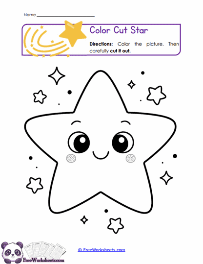 Star Craft Worksheet