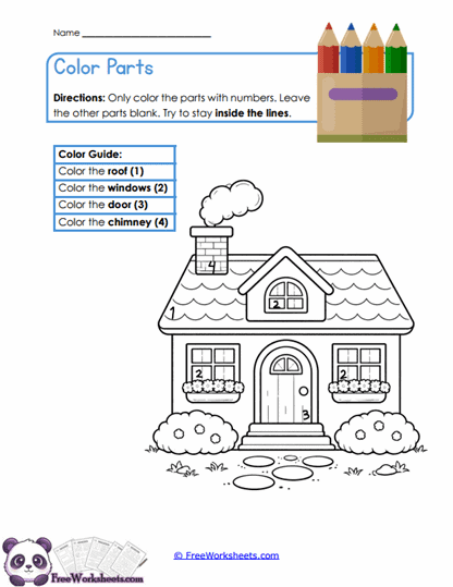 Number Coloring Worksheet