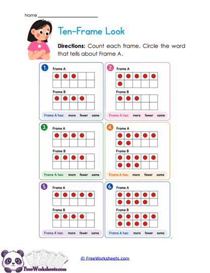 Frame Compare Worksheet