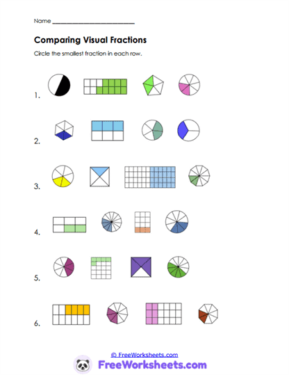 Visual Choices Worksheet
