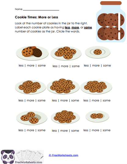 Preschool Comparing Groups Worksheet Collection
