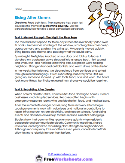 Recovery Views Worksheet