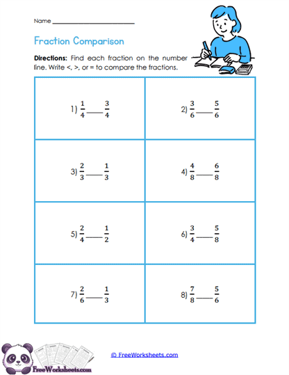 Number Lineup Worksheet