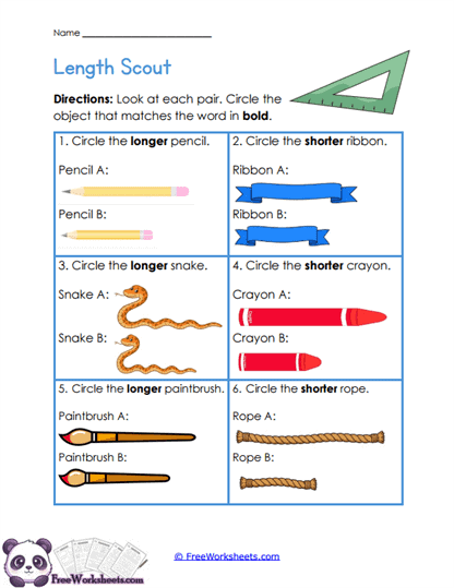 Length Scout Worksheet