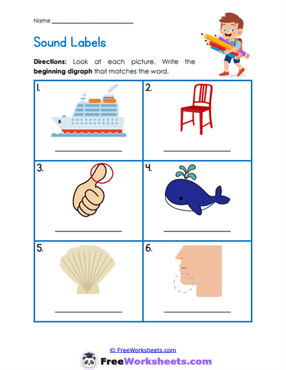 Sound Labels Worksheet