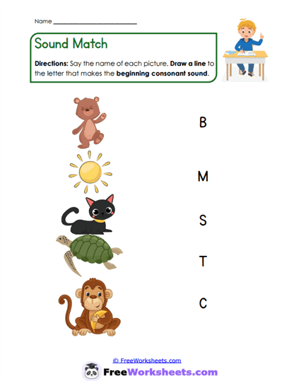 Sound Match Worksheet