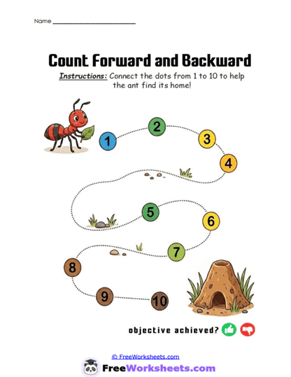 Ant Path Worksheet