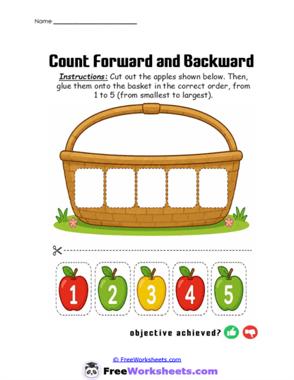 Apple Basket Worksheet