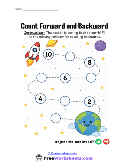 Rocket Return Worksheet