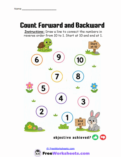 Reverse Trail Worksheet