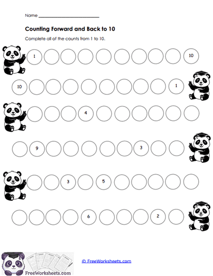 Rocking Back and Forth Worksheet