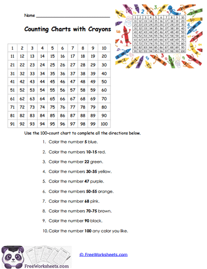 Crayon Counts Worksheet