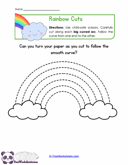 Rainbow Curves Worksheet