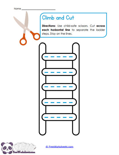 Ladder Cuts Worksheet