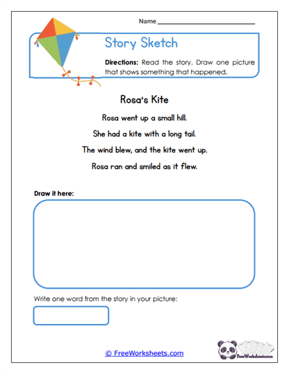 Story Sketch Worksheet