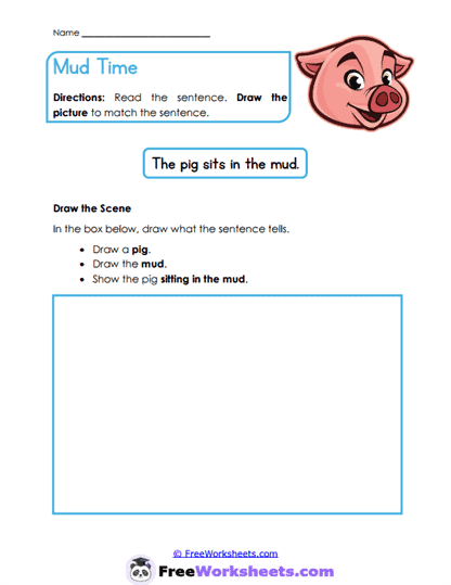 Mud Time Worksheet