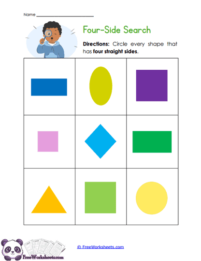 Four Sides Worksheet