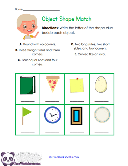 Object Clues Worksheet