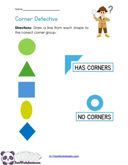 Corner Sort Worksheet