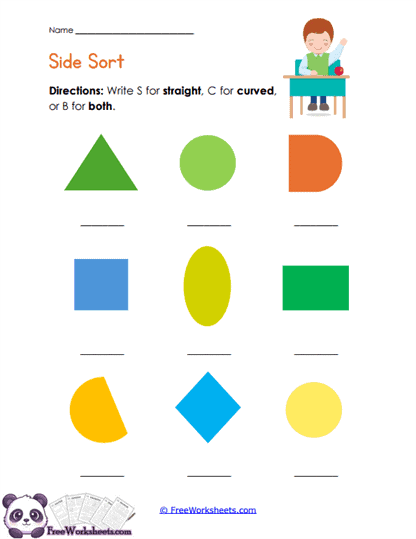 Side Types Worksheet