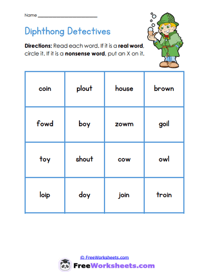 Write the Sound Worksheet