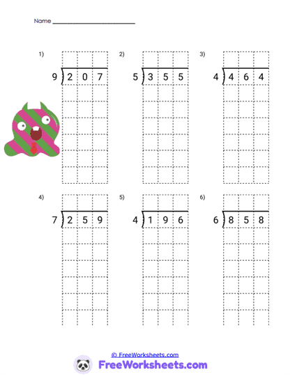 Stripe Quotients Worksheet