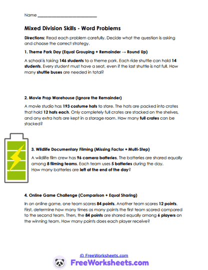 Strategy Mix Worksheet