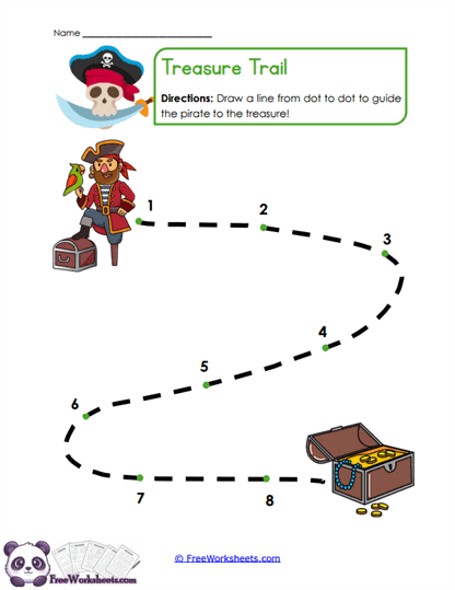 Treasure Trail Worksheet